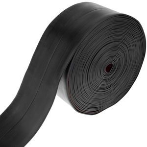 Rodapié flexible autoadhesivo 19 x 19 mm. Longitud 10 m negro