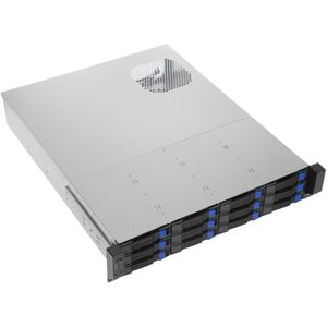 Caja rack 19" IPC Micro-ATX Mini-ITX 2U 12 x 3.5" (Compatible con 2.5") Hot Swap y profundidad 545 mm