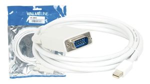Cable mini DisplayPort a VGA M compatible con Mac 2m Blanco