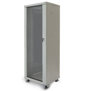 Armario rack 19" de pie 42U 600x600x2000mm blanco MobiRack de RackMatic