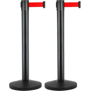 Poste separador de cinta extensible