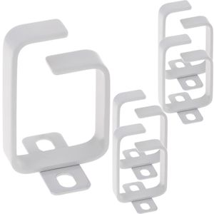 Pack de 5 anillas guíacables para rack 19 de 45 x 60 Blanco