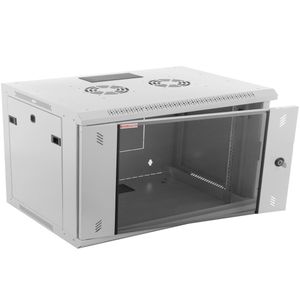 Armario rack mural 19'' 4U 600x450x283 mm de pared SOHORack de RackMatic de color blanco RAL 9035