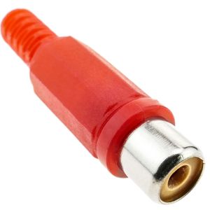 Conector RCA-H (Rojo)