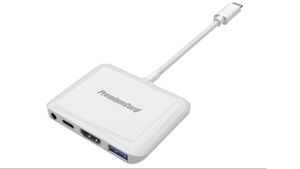 Cable adaptador USB 3.1 Macho - HDMI , USB 3.0, USB 3.1 Hembra 0.10m
