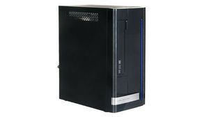 Caja mini ITX "IRIS Series" sin fuente Negra