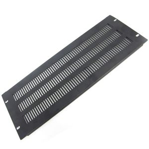 Panel de rejilla de 4U para armario rack 19" Tapa de ventilación negra