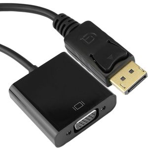 Adaptador DisplayPort macho a VGA hembra 15cm