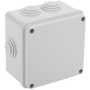 Caja estanca de superficie cuadrada IP54 110x110x70mm