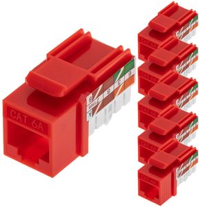 Keystone RJ45 hembra TB110 Cat. 6A UTP pack de 6 unidades