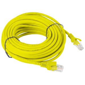 Cable de red ethernet Cat. 6 UTP de 10 m de color amarillo fluke tested PCU6-10CC-1000-Y