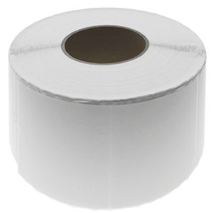 Rollo bobina de 1200 etiquetas adhesivas para impresora térmica directa 101.6x101.6mm