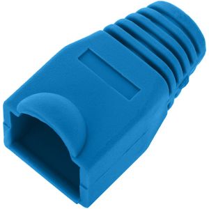 Cubierta de goma para conector RJ45 de color azul
