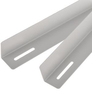Guías laterales fijas de soporte para armario rack 19 blanco 350mm