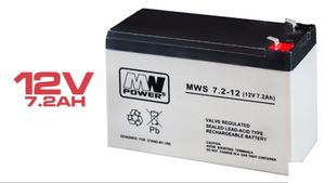 Batería MW Power plomo-ácido 12V 7.2Ah