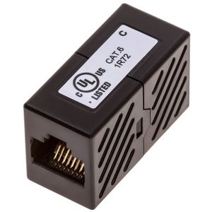 Acoplador empalme de cable UTP categoría 6 RJ45 hembra a RJ45 hembra