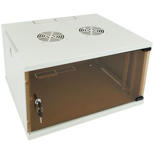 Armario Rack 19" Mural 6U 540x450x312mm Gris Claro RAL 7035 SOHOrack