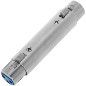 Adaptador de audio XLR 3-pin hembra a XLR 3-pin hembra
