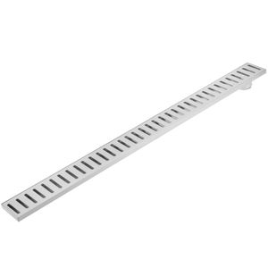 Canaleta de desagüe 90x7.5cm con rejilla en acero inoxidable mate