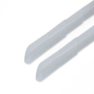 Organizador de cables. Funda blanca en espiral de 6-60 mm longitud 2,5 m