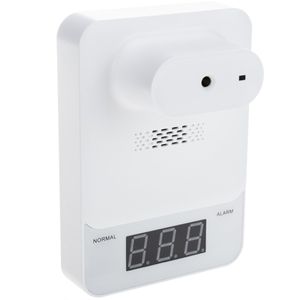 Termómetro digital infrarrojo de pared sin contacto para la medición de temperatura corporal con indicador luminoso y sonoro