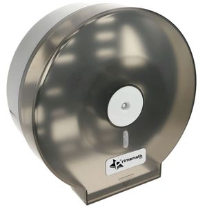 Dispensador de papel higiénico. Portarrollos industrial negro para baño 268x123x273 mm