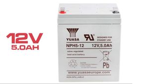 Batería Yuasa NPH5-12 plomo-ácido 12V 5Ah