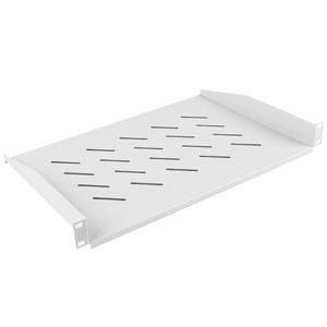 Bandeja fija blanca para armario rack 19" fijación frontal 1U profundidad de 315 mm Lanberg AK-1008-S