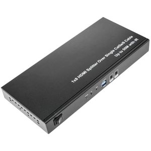 Multiplicador extensor HDMI de 8 puertos a través de cable ethernet Cat.5e hasta 50 m con IR