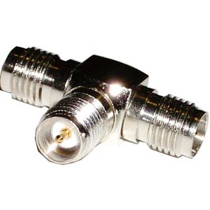 T-Conector rSMA (1 x rSMA-Hembra / 2 x rSMA-Hembra)
