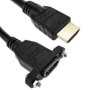 Adaptador HDMI macho a HDMI hembra de para panel
