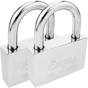 Candado de seguridad acero 70mm 2-pack