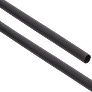 Caja termoretráctil color negro diámetro 3,2 - 1,6 mm bobina de 15m