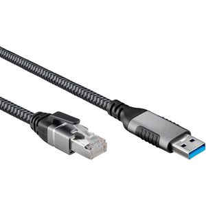 Cable de red ethernet USB-A 3.0 a RJ45 2 m