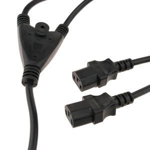 Cable Alimentación IEC-60320 1.8m (SCHUKO-M / 2xC13)