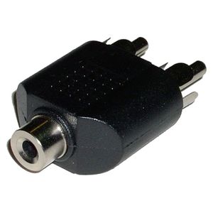 Adaptador Audio Estéreo (Jack-3.5mm-H / 2 x RCA-M)