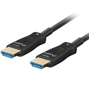 Cable óptico HDMI V2.1 de Lanberg macho a macho de 40 m color negro CA-HDMI-30FB-0400-BK