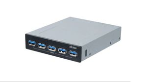 Panel interno 3.5" Akasa 5 x USB 3.0 Negro