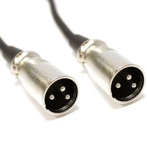 Cable DMX DMX512 XLR 3pin macho a XLR 3pin macho 3m