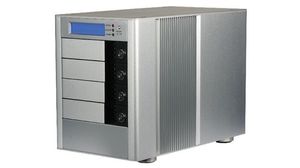 Caja externa RAID 4 x SATA 3.5" Raid 0, 1 y 0+1 en aluminio