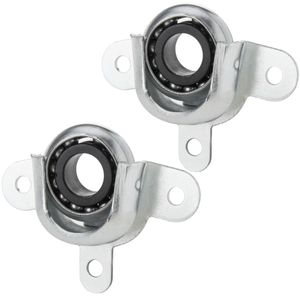 Soporte metálico con rodamientos para disco recogedor de persiana