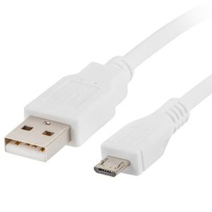 Cable Micro-USB A a USB A USB 2.0 1 metro blanco de Lanberg CA-USBM-10CC-0010-W