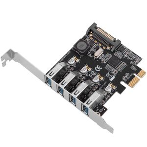 Tarjeta PCI-Express a SuperSpeed USB 3.0 de 4 puertos externos