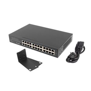 Rack 19" Switch 10/100/1000 Mbps de 24 Puertos