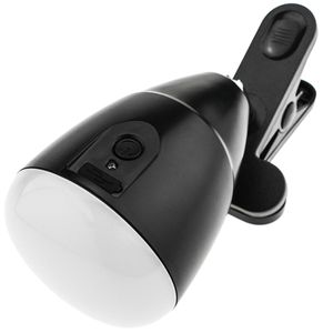 Lámpara LED recargable de pinza con 3 niveles de intensidad luz cálida 6500K 460 lumens 5W