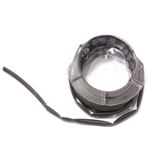 Tubo termoretráctil negro de 6,0 mm en bobina de 12 m