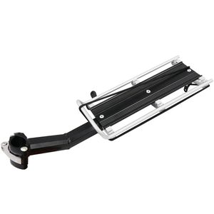 Portaequipajes metálico trasero para bicicleta fijación tubular de 29x12cm