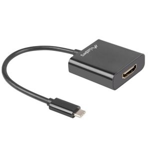 Mini adaptador de vídeo USB-C macho 3.1 a HDMI hembra de Lanberg