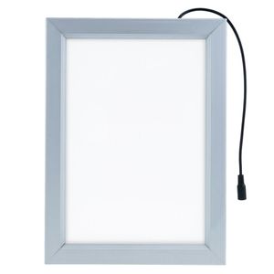 Marco cuadro iluminado por LED A1 635x880mm de doble cara para cartel anuncio letrero