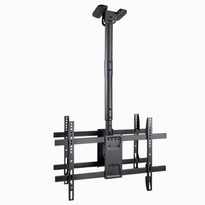 Soporte de techo para 2 pantallas planas de 43" a 86" 100 Kg hasta VESA 600x400